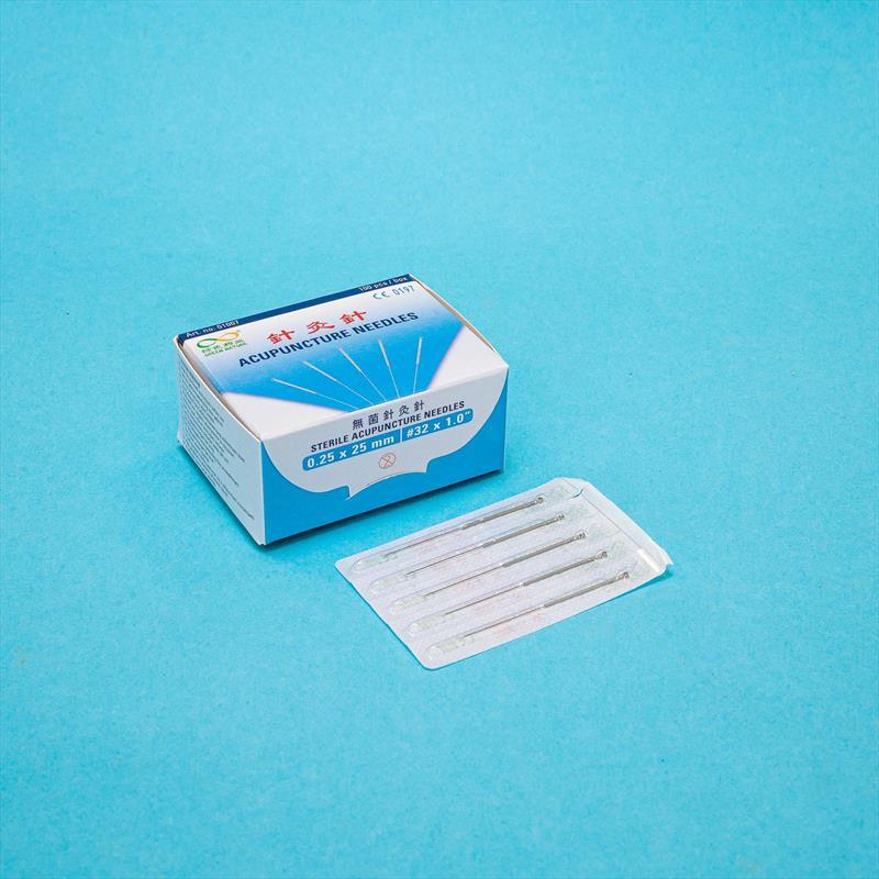 SilverHandleNeedle (0.25x25mm,100pcs)