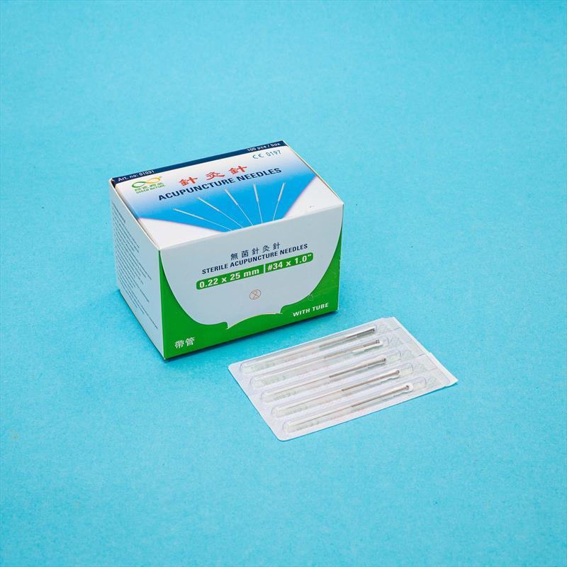 SilverHandleNeedle(Tube,0.22x25mm,100pc)