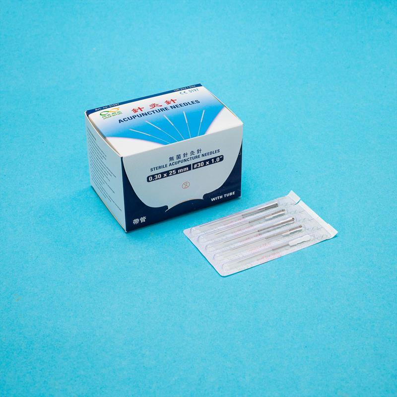 SilverHandleNeedle(Tube,0.30x25mm,100pc)