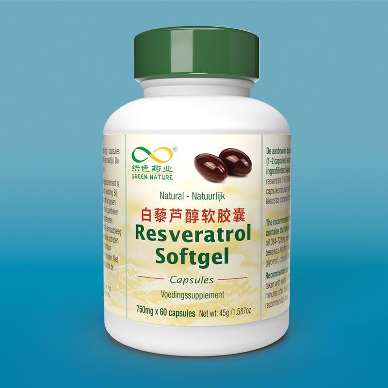 BaiLiLuChunJiaoNang(750mgx60) <br>Resveratrol Softgel ON SALE 10-12-2023