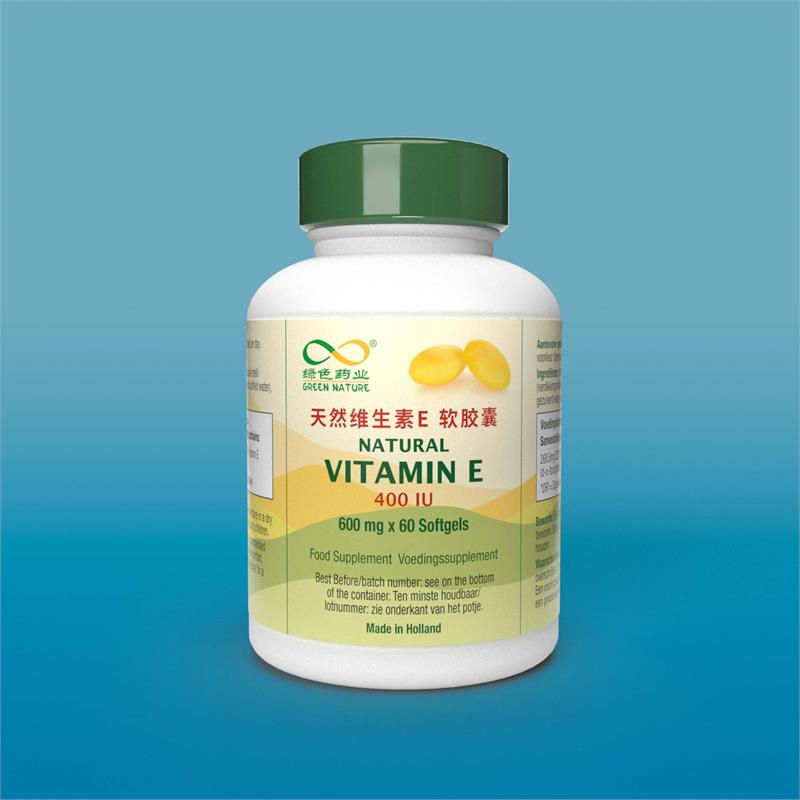 Natural Vitamin E 400iu(60 softgels)